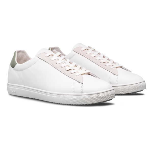 Clae Bradley (white leather tea)