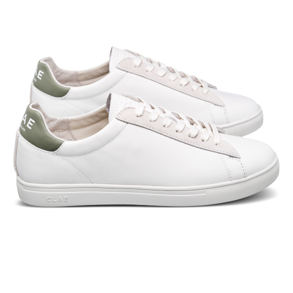 Clae Bradley (white leather tea)