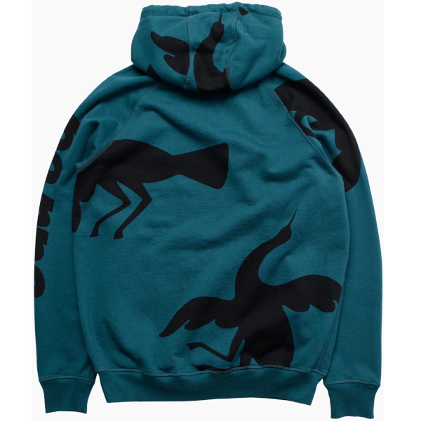 Parra Clipped Wings Hood (deep sea green)
