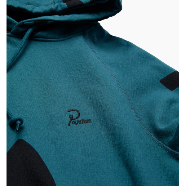 Parra Clipped Wings Hood (deep sea green)
