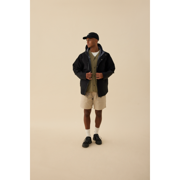Forét Hawk Washed Cap (black)