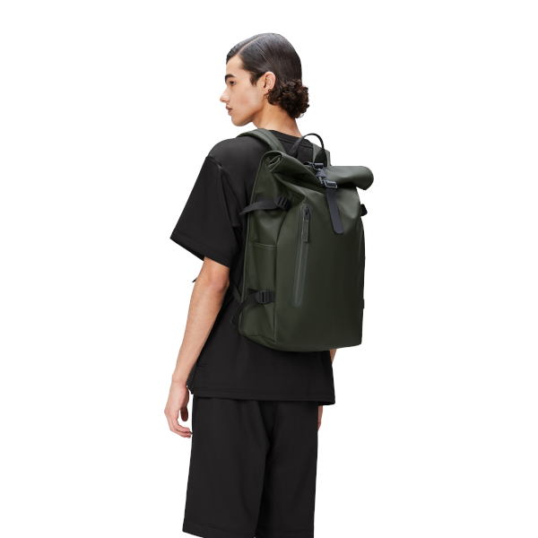 Rains Rolltop Rucksack Large (green)