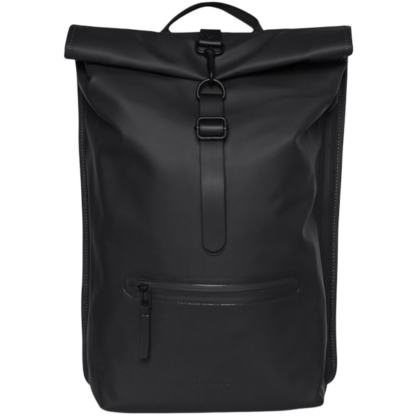 Rains Rolltop Rucksack (black)