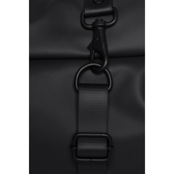 Rains Rolltop Rucksack (black)