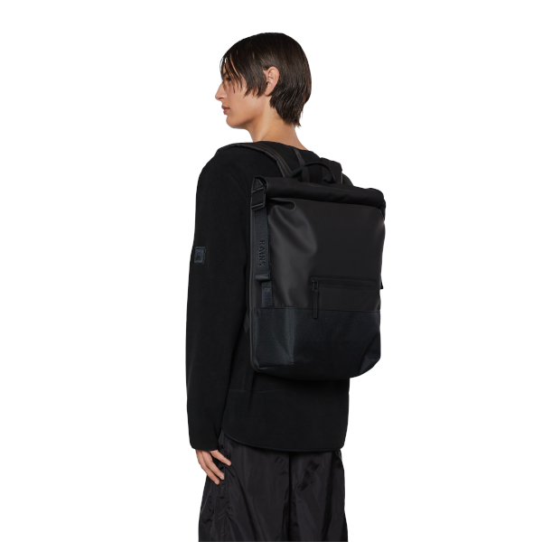 Rains Trail Rolltop Backpack (black)