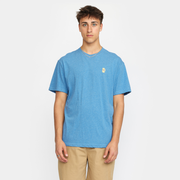 Revolution 1366 LUC T-Shirt (blue-melange)