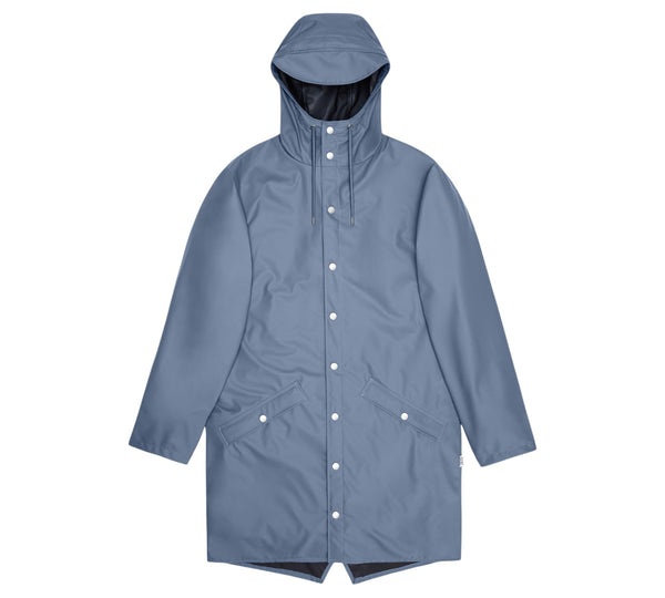 Rains Long Jacket (blue dusk)