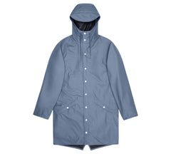 Rains Long Jacket (blue dusk)