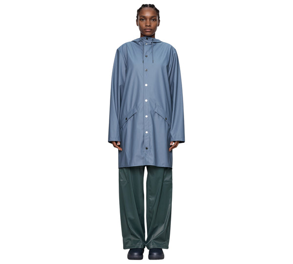 Rains Long Jacket (blue dusk)