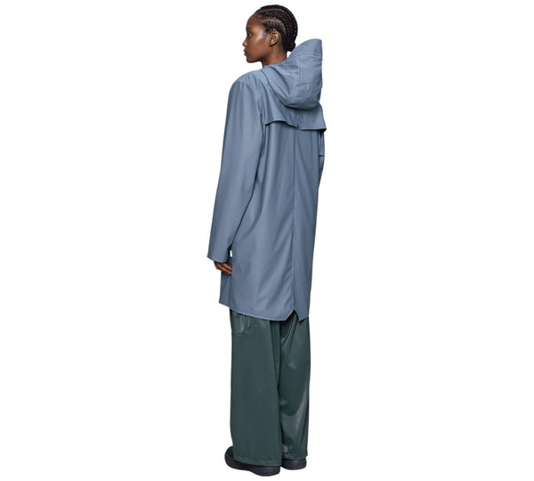 Rains Long Jacket (blue dusk)