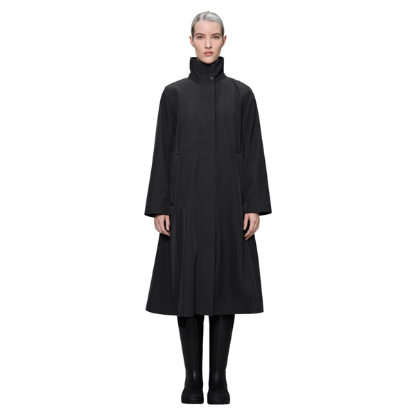 Rains W Suva Vision Softgel A-Line Jacket (black)