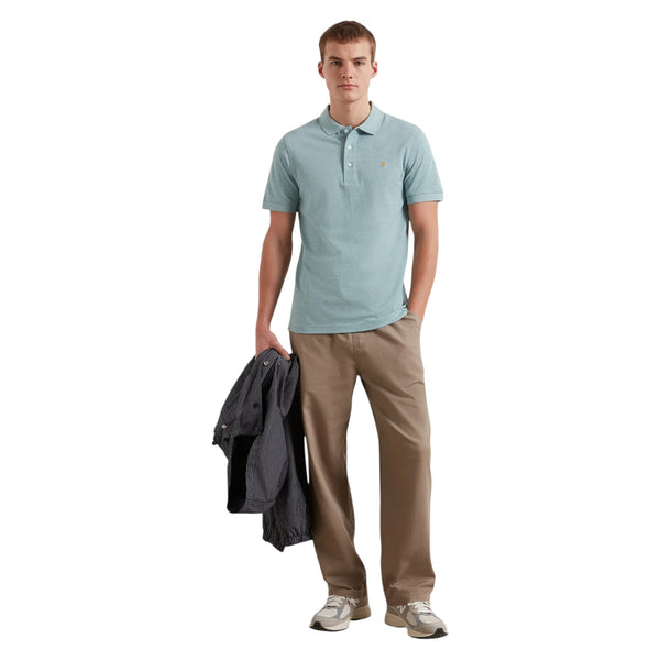 Farah Blanes Polo (green mist marl)