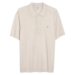 Farah Thornley Knit Polo (ecru)