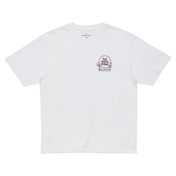 Edwin Ramen Pink T-Shirt (white)