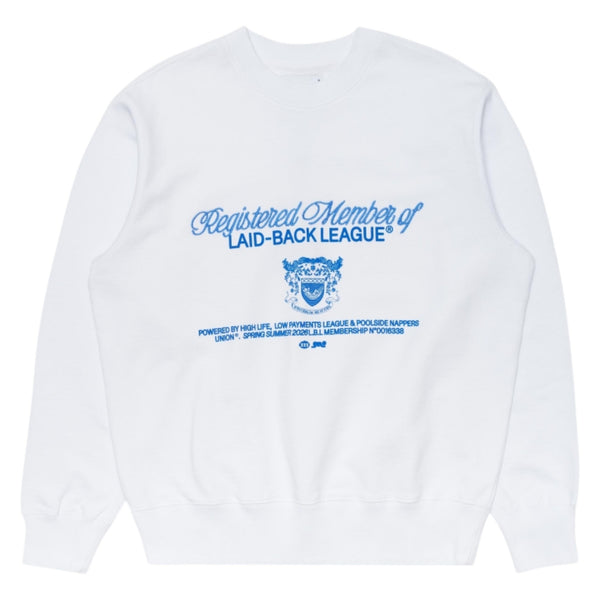 Edwin Laid-Back League Sweat (white)
