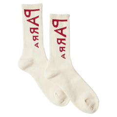 Parra Reversed Flag Sock (off white)