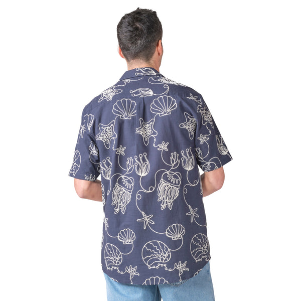 Klitmøller Andy S/S Shirt (navy/white)