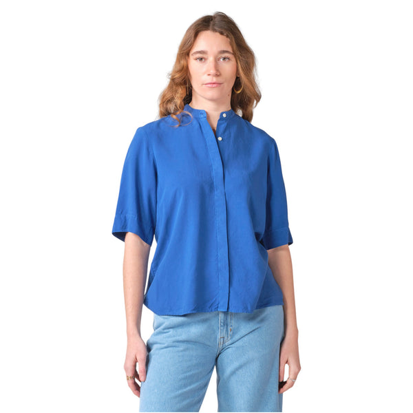 Klitmøller W Solrun Shirt (surf blue)