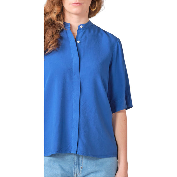 Klitmøller W Solrun Shirt (surf blue)