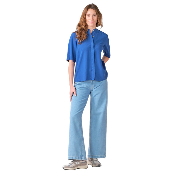 Klitmøller W Solrun Shirt (surf blue)