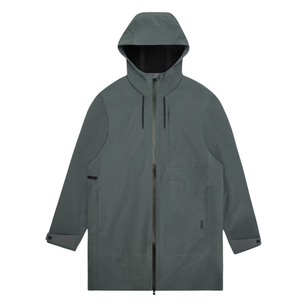 Rains Suva Softgel Long Jacket (dark grey)