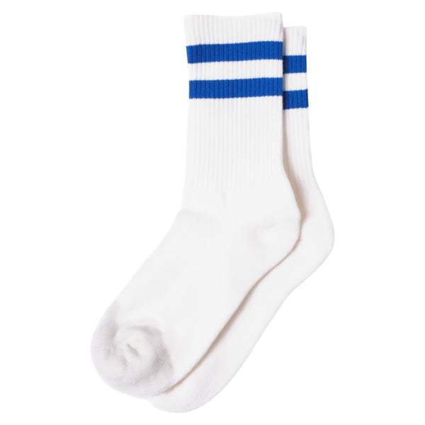 Klitmøller Retro Cotton Sock (cream/surf blue)