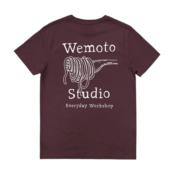 Wemoto Pasta Club Tee (red brown)
