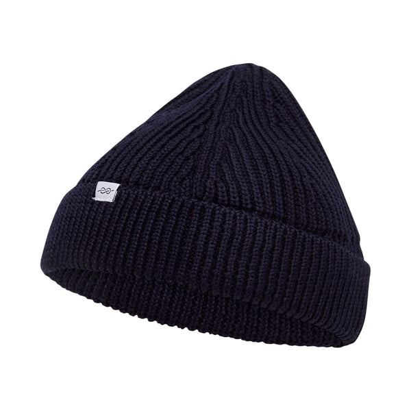 Klitmøller Fine Short Beanie (navy)