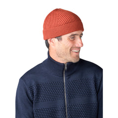 Klitmøller Fine Short Beanie (rust)