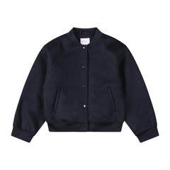 Wemoto W Lilly Wool Felt Jacket (navy blue)