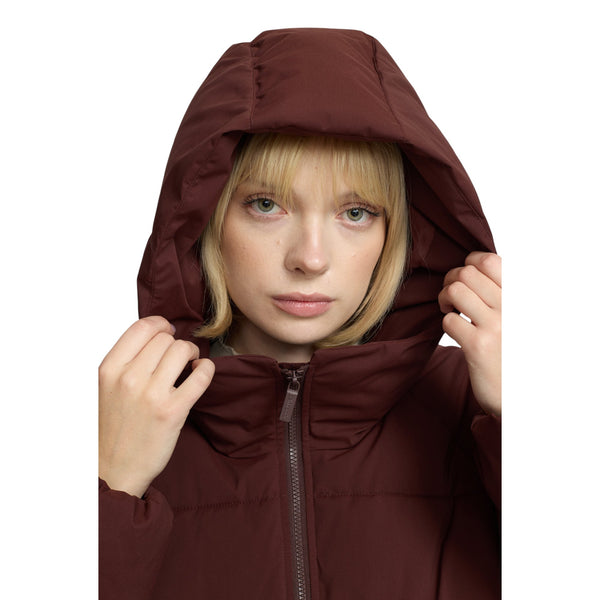 Selfhood 77294 Oversized Puffer (burgundy)
