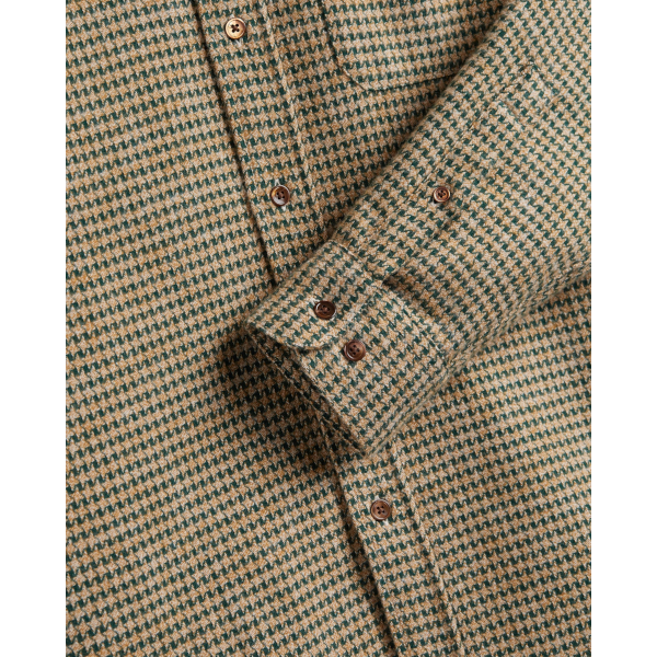 Portuguese Flannel Abstract Pied Poule (green)