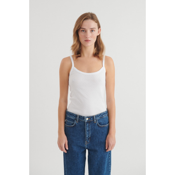 Basic Apparel Arense Strp Top (white)