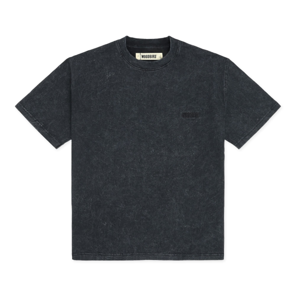 Woodbird W Balo Washed Tee (washed black)