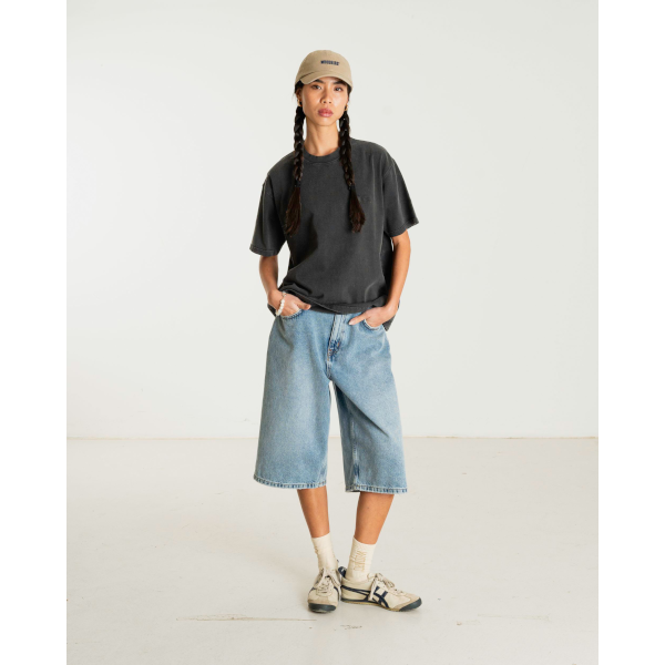 Woodbird W Balo Washed Tee (washed black)