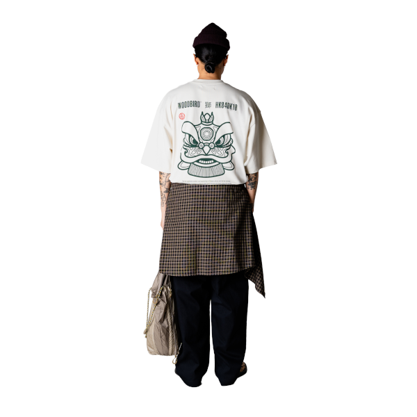 Woodbird Beam Lion T-Shirt (off white)