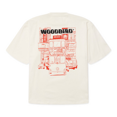 Woodbird Beam Tram T-Shirt (off white)