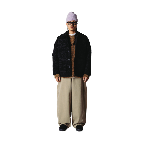Woodbird Blade Chenille Jacket (black)