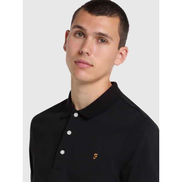 Farah Blanes SS Polo (black)