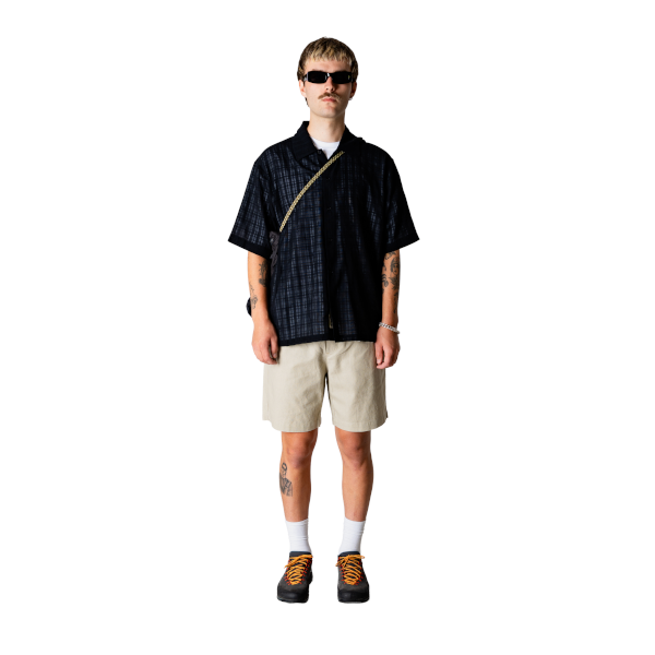 Woodbird Bommy Linen Short (stone)