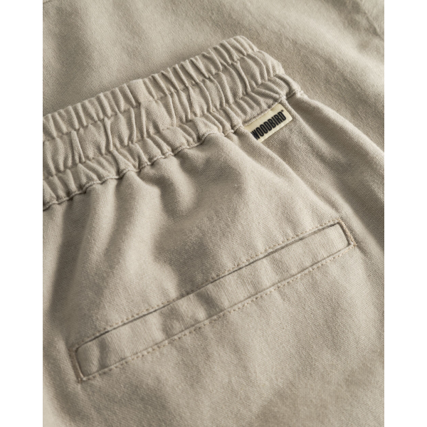 Woodbird Bommy Linen Short (stone)