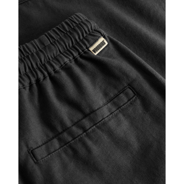 Woodbird Bommy Linen Short (black)