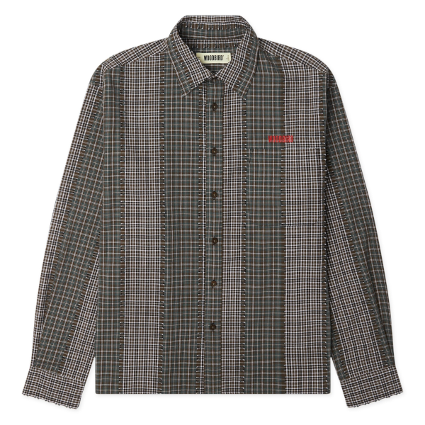 Woodbird Buzo Woma Check Shirt (brown-green)