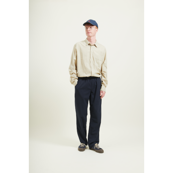 Forét Calm Seersucker Pant (navy)