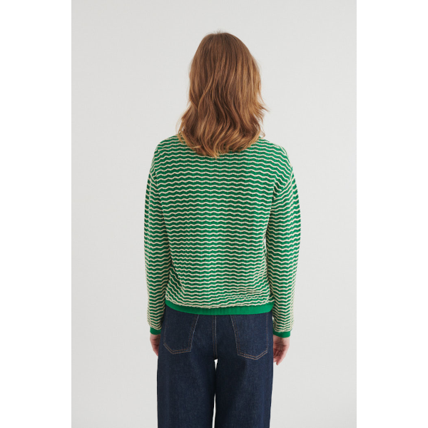 Basic Apparel Cashi Pullover (abundant green/birch)