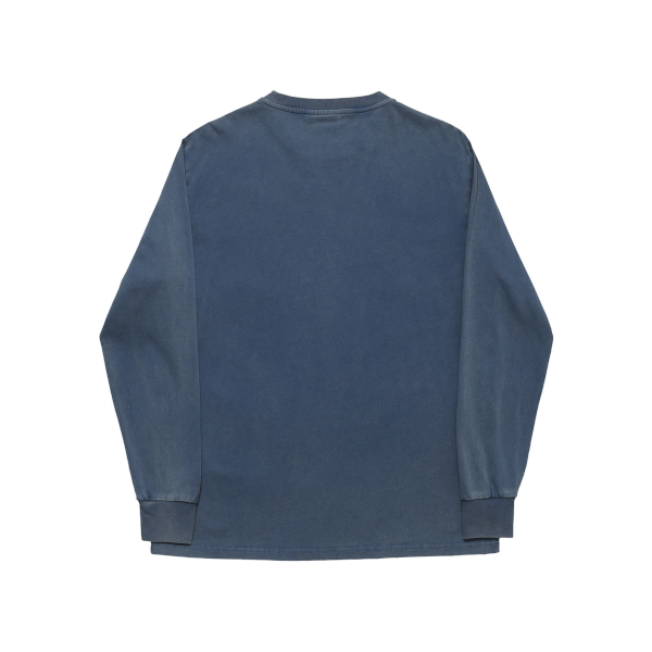 Hélas Classic LS Tee (washed blue)