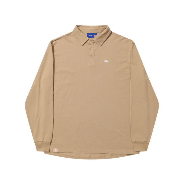 Hélas Classic Pique LS Polo (beige)