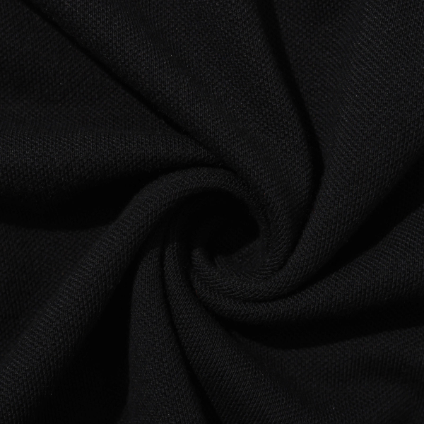 Hélas Classic Pique LS Polo (black)