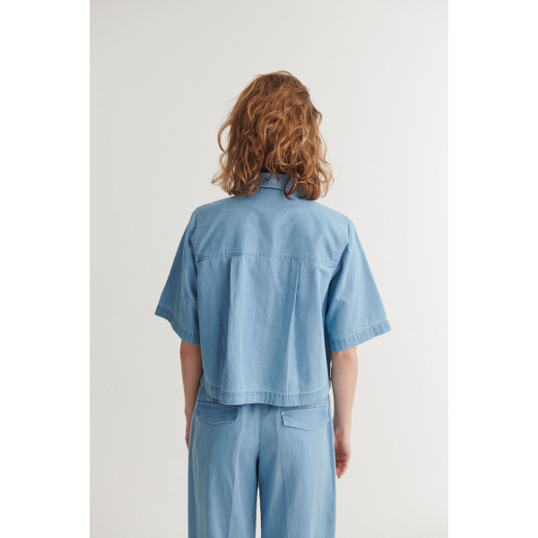 Basic Apparel Cody SS Shirt (light wash)