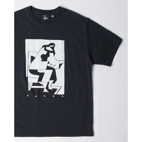 Parra The Confession Tee (washed black)